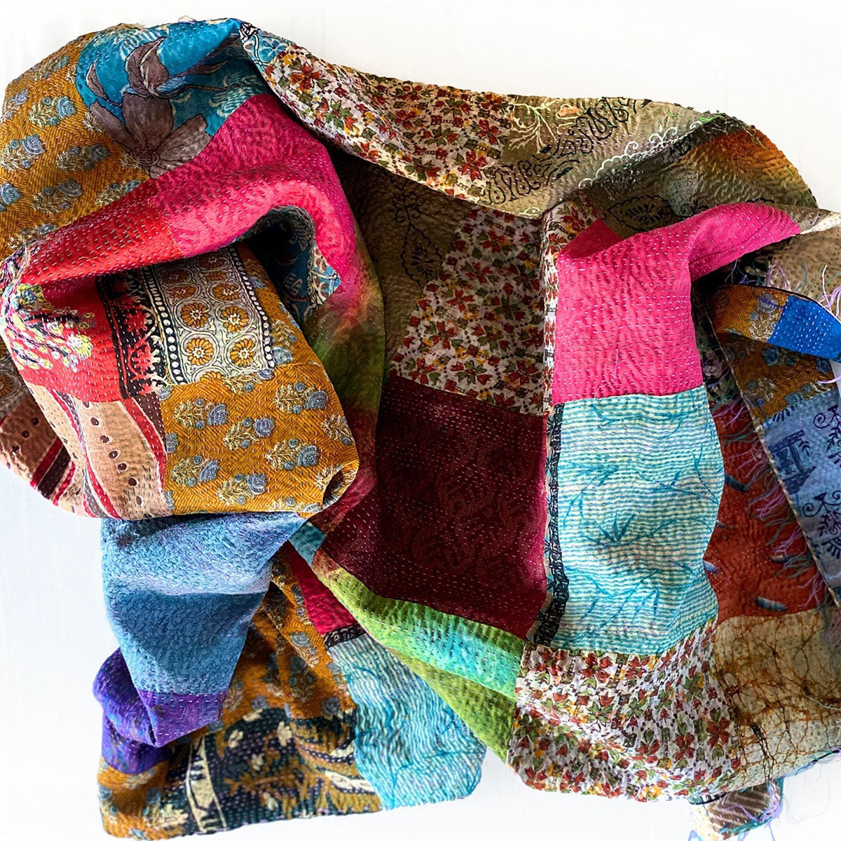 XL - Kantha Scarf "THAMBI"