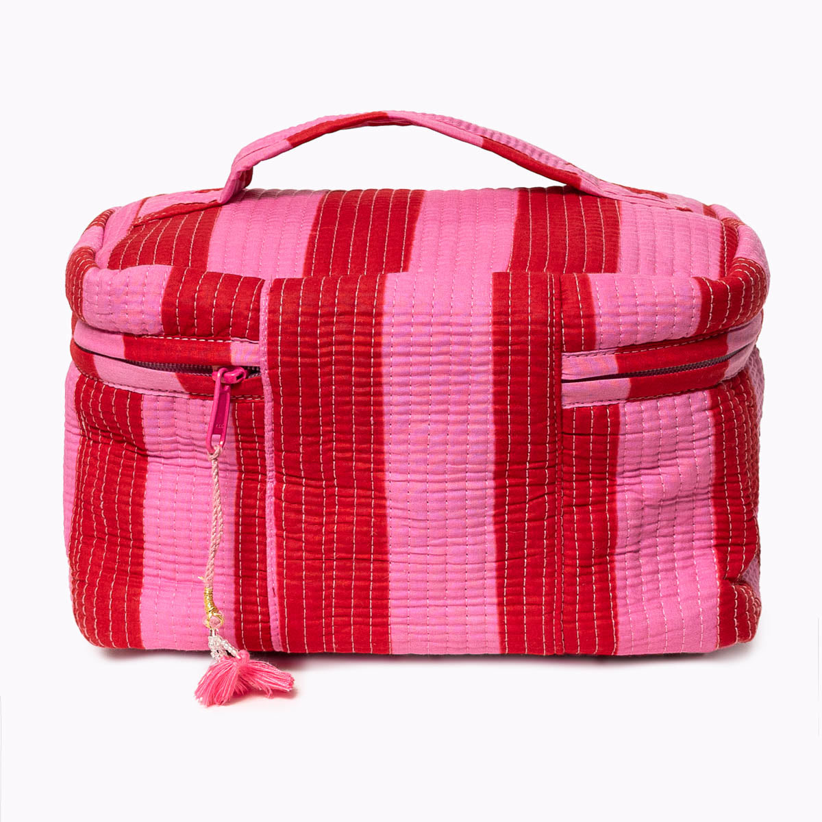 Large cosmetic bag BIG BEAUTY "BOLD STRIPES love"