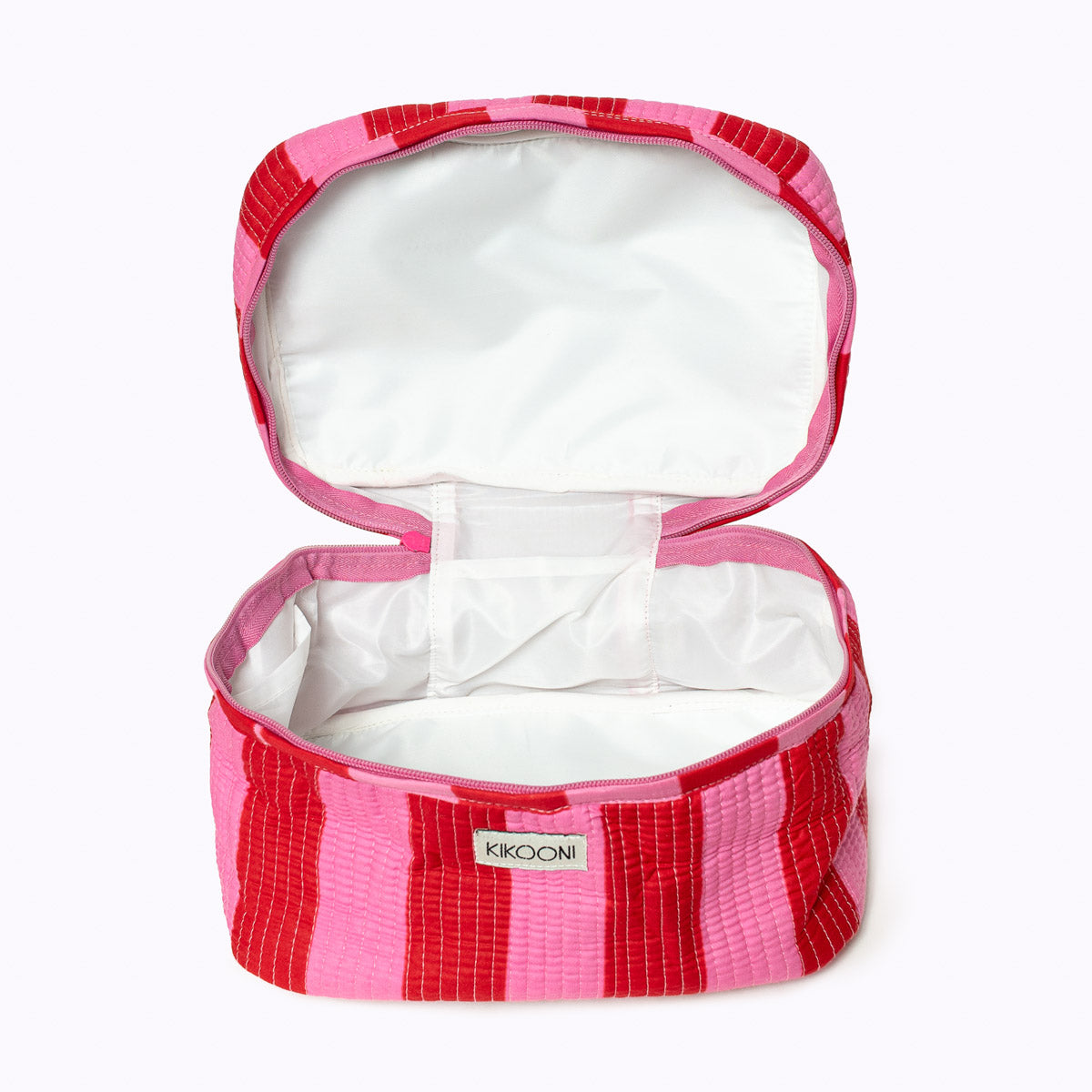 Large cosmetic bag BIG BEAUTY "BOLD STRIPES love"