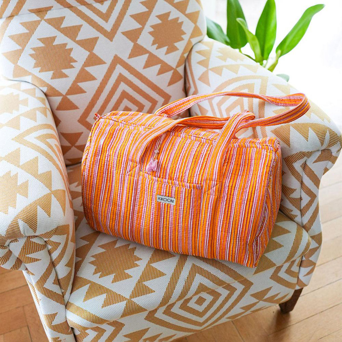 Handmade cotton bag "Stripes"