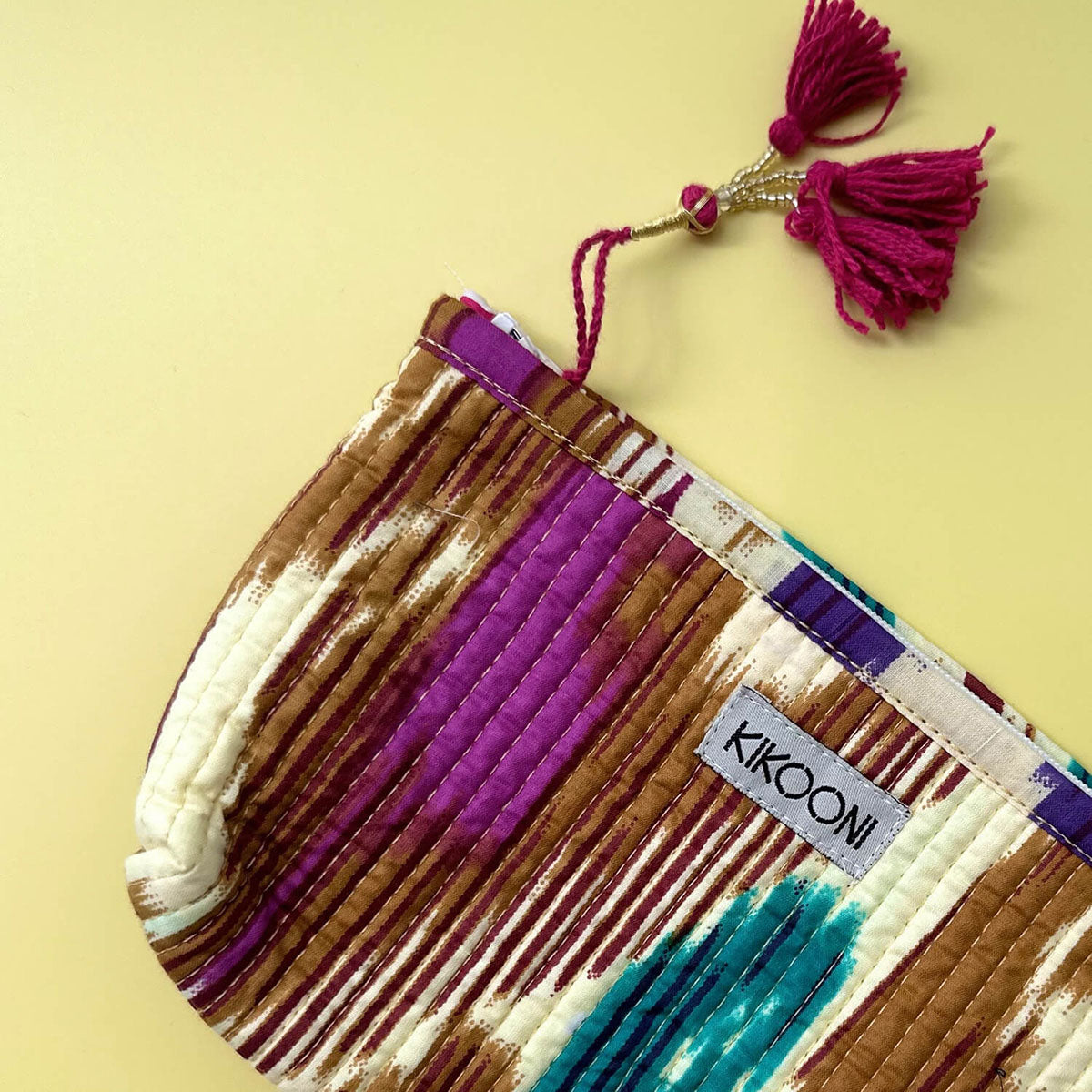 Handgemachte Mini Tasche "Happy Ikat"
