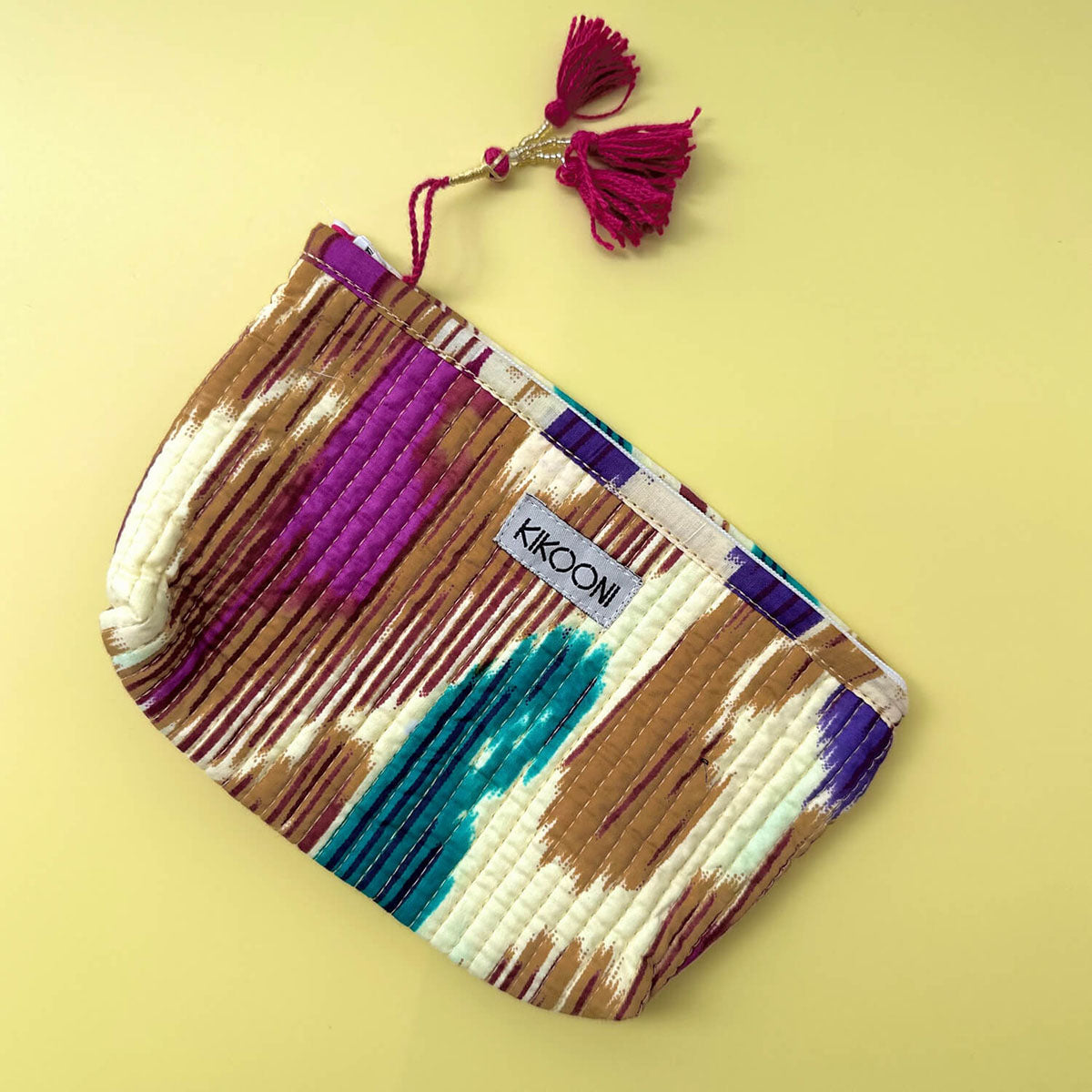 Handgemachte Mini Tasche "Happy Ikat"
