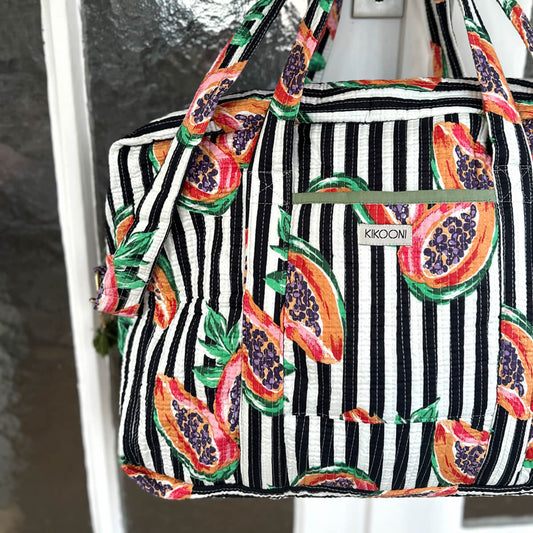 Grosse Schultertasche "My Papaya LoVE"