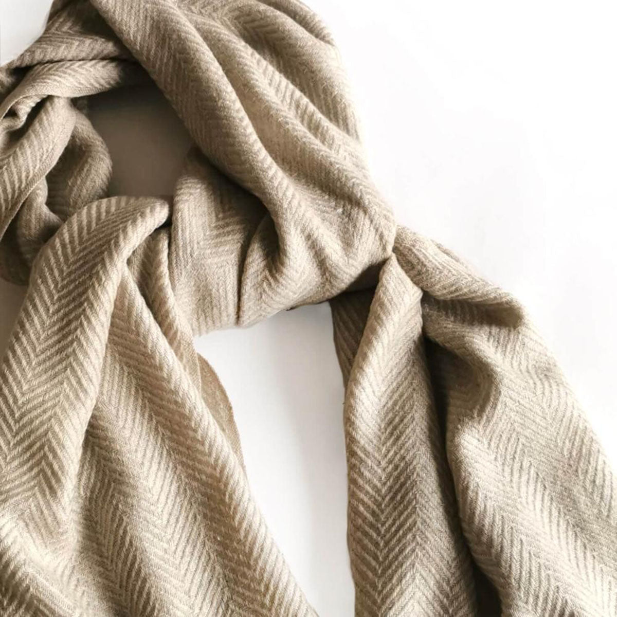 Large cashmere scarf "JINPA"