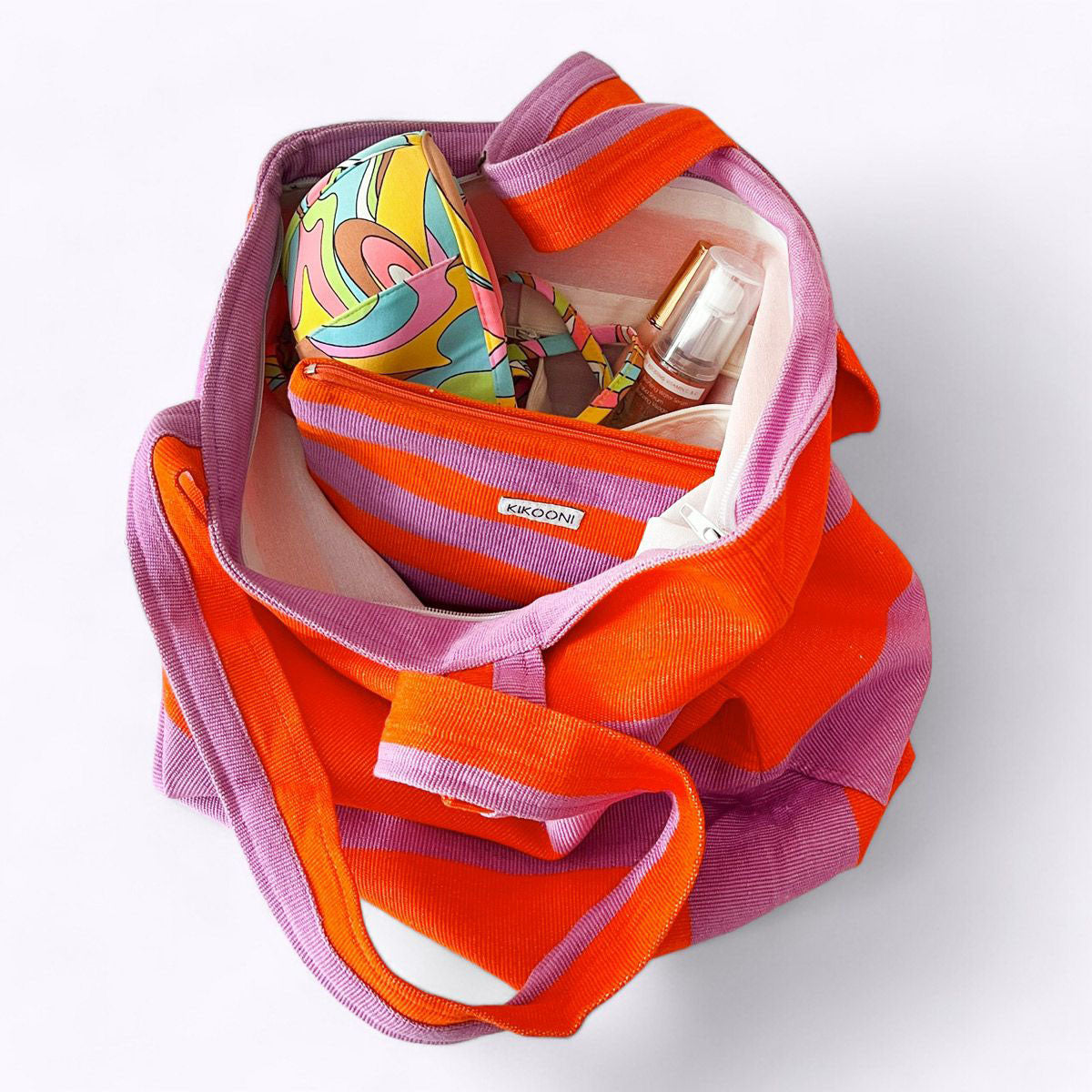 Hand-woven beach bag "BELEZZA"