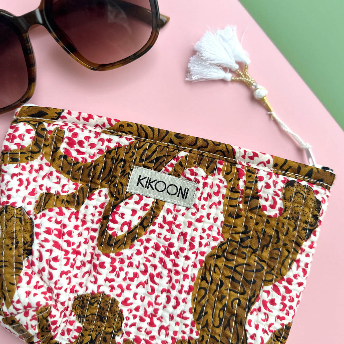 Handmade mini bag "h.leopard"