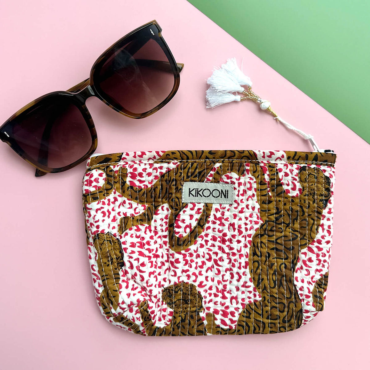 handgemachte Mini Tasche "h.leopard"