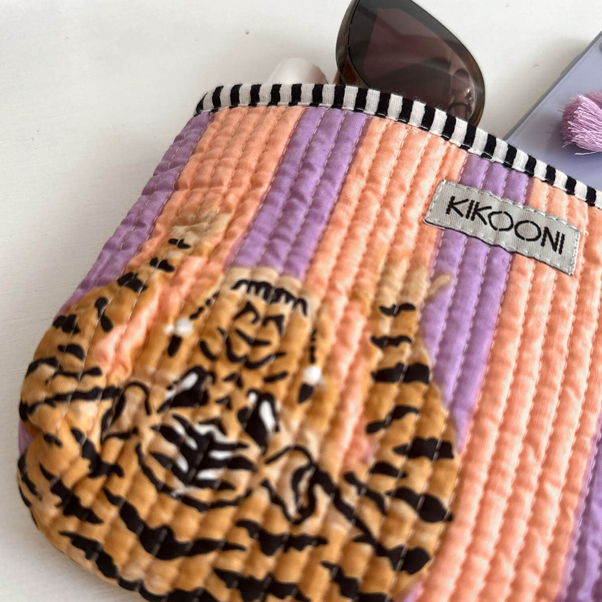 Handmade mini bag "Peach Fusion"