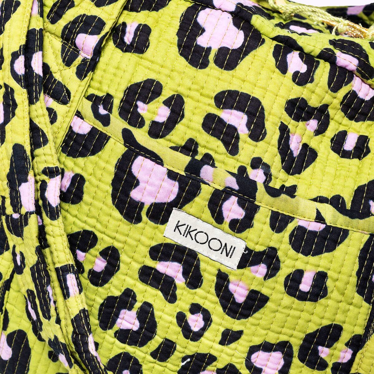 Large travel bag "Oh Leo Cosmic green"