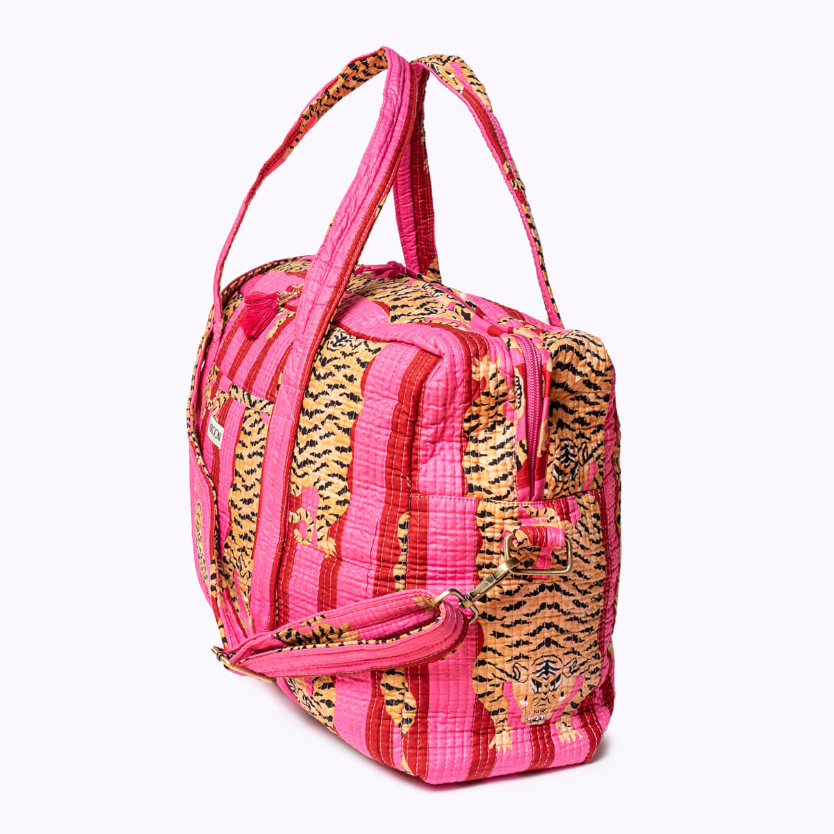 Large travel bag "Poppy Tiger LOVE"