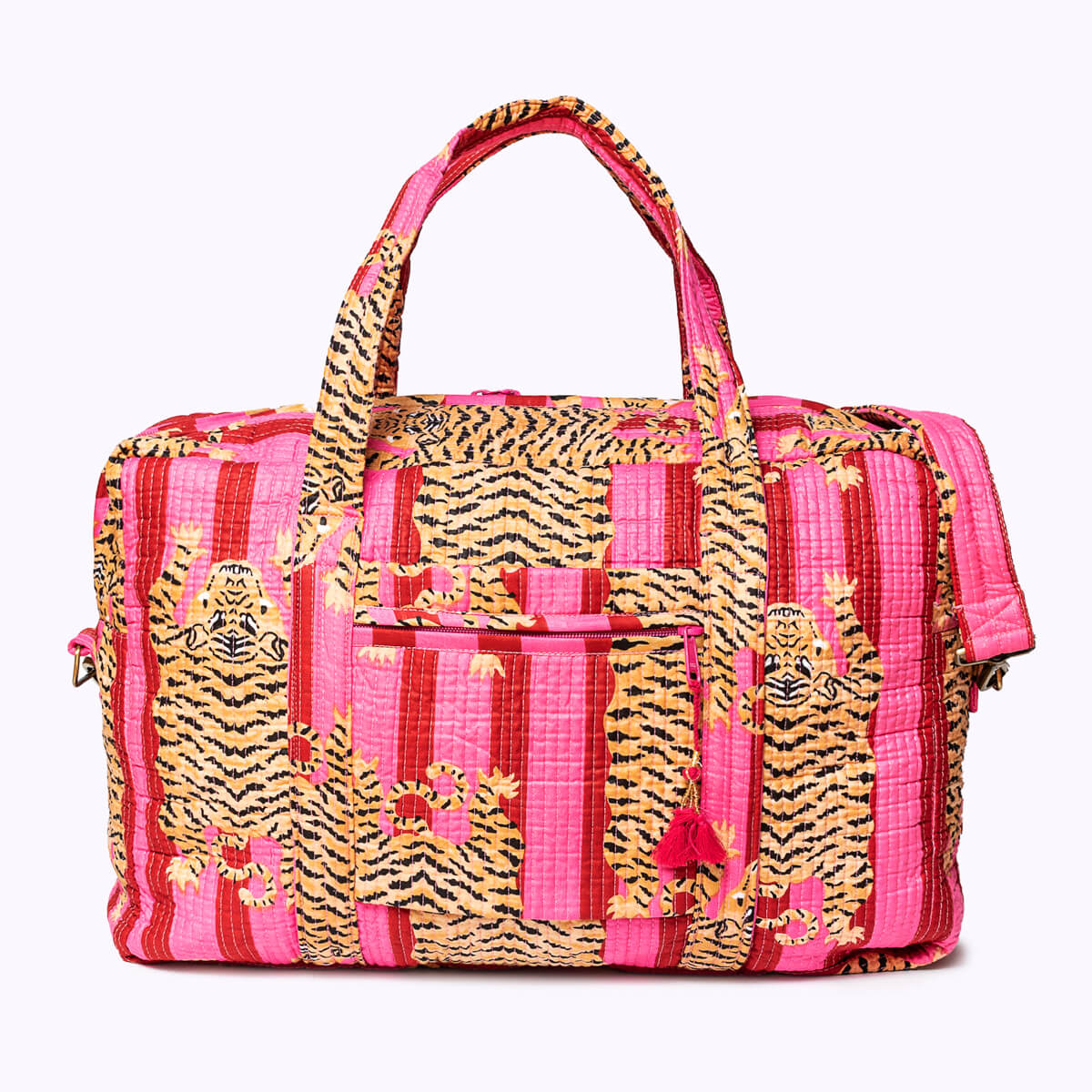 Large travel bag "Poppy Tiger LOVE"