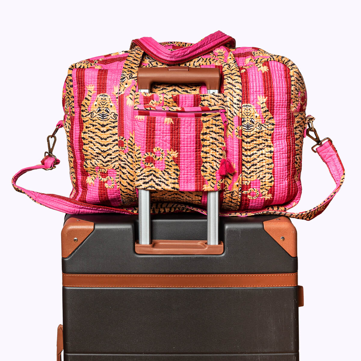 Große Reisetasche "Poppy Tiger LOVE"