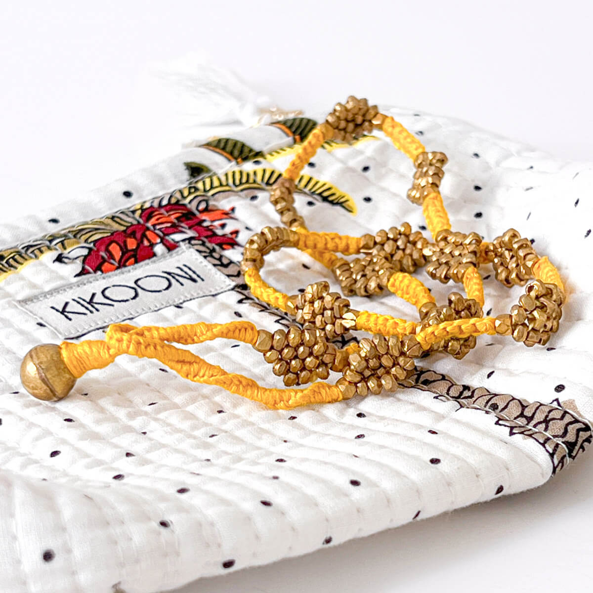 Dokra necklace "Flower"