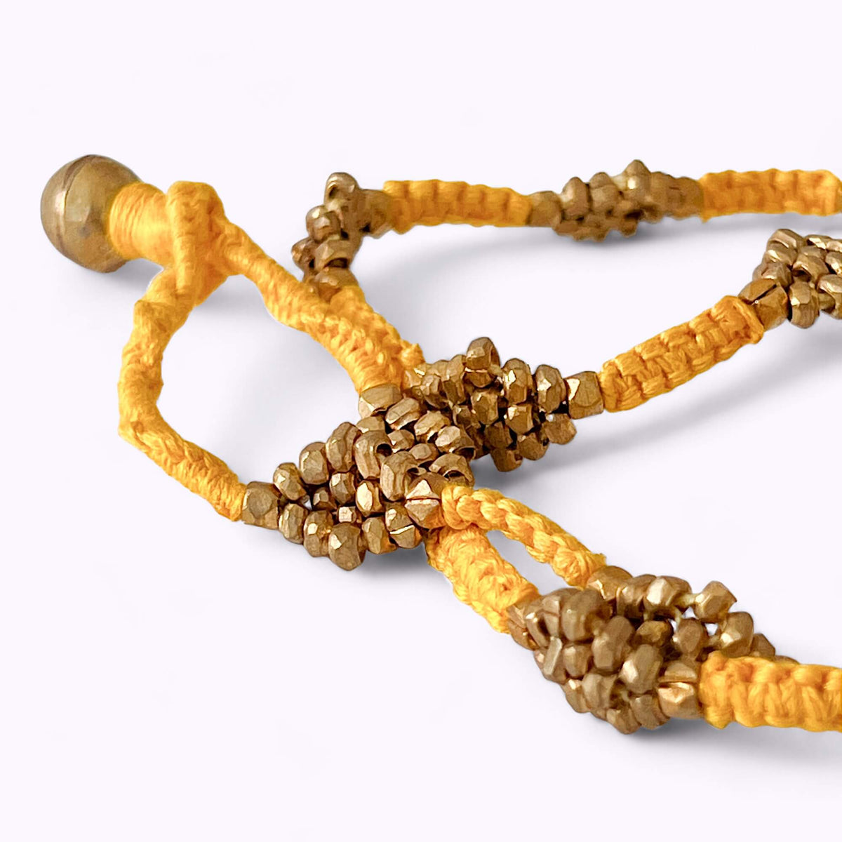 Dokra necklace "Flower"