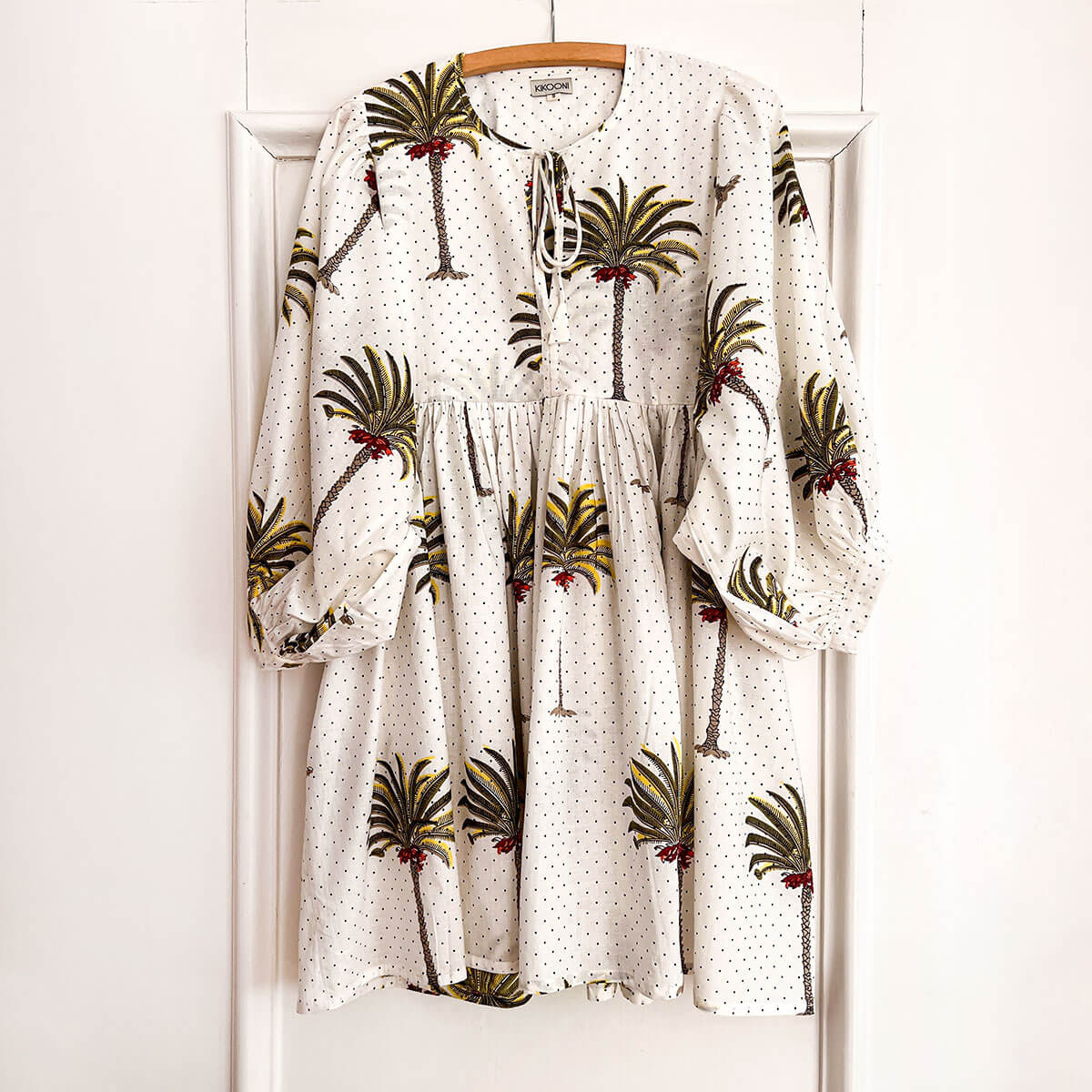 "Feel Good" Baumwollkleid "Palms"