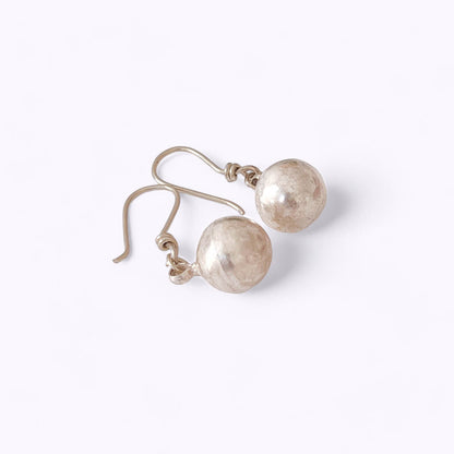 handmade Dokra earrings "Moons"