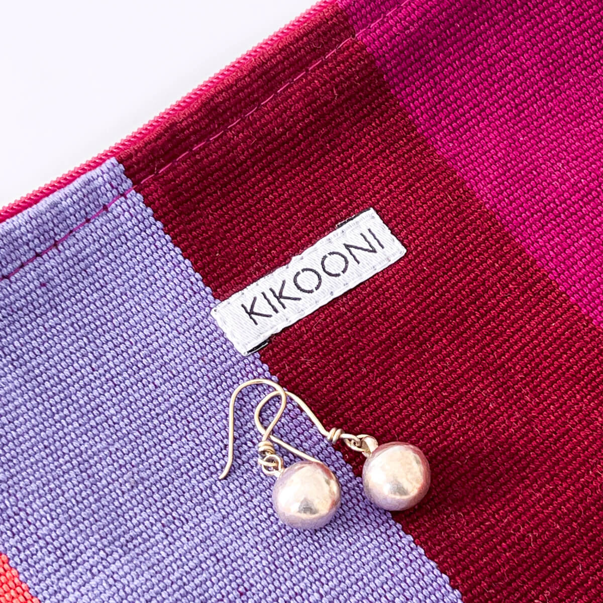 handmade Dokra earrings "Moons"