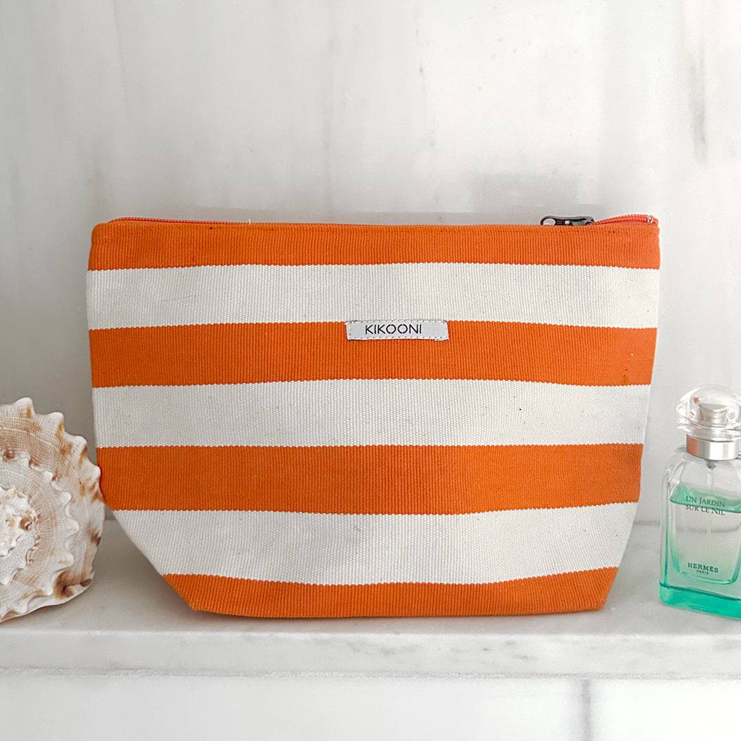 Large "ESPACIO" cosmetic bag from Guatemala