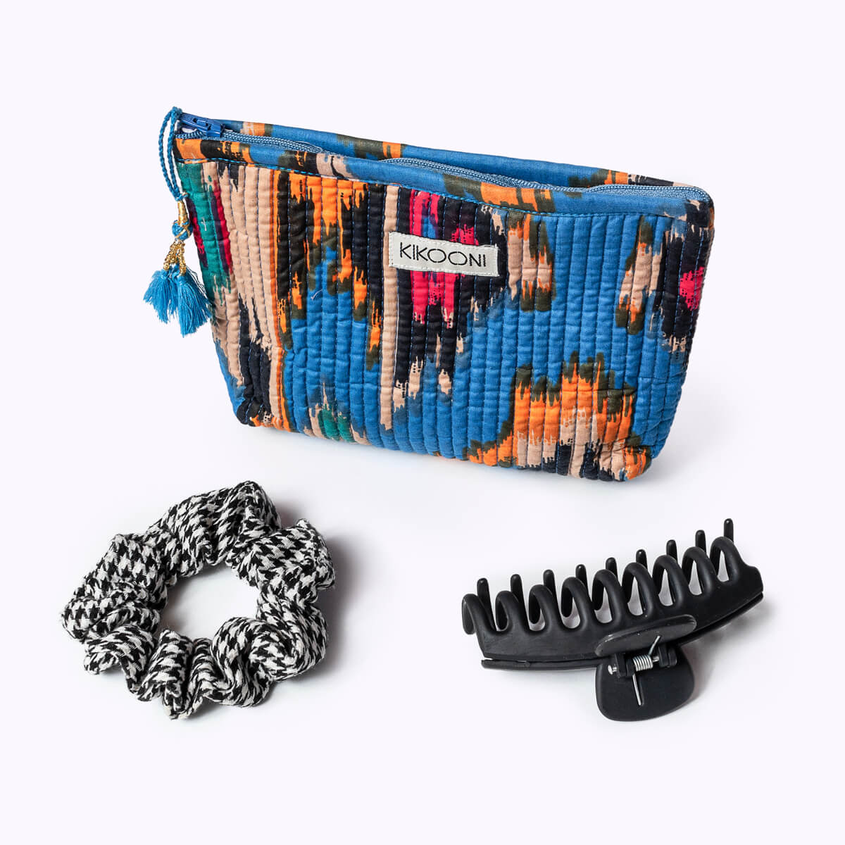 "Blue Ikat" mini bag