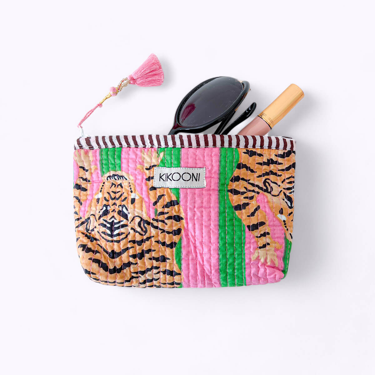 Handgemachte Mini Tasche "Poppy Tiger Candy"