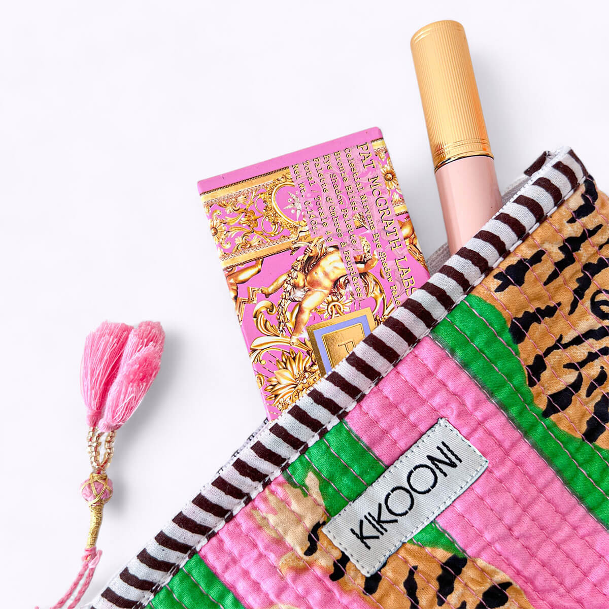 Handmade mini bag "Poppy Tiger Candy"