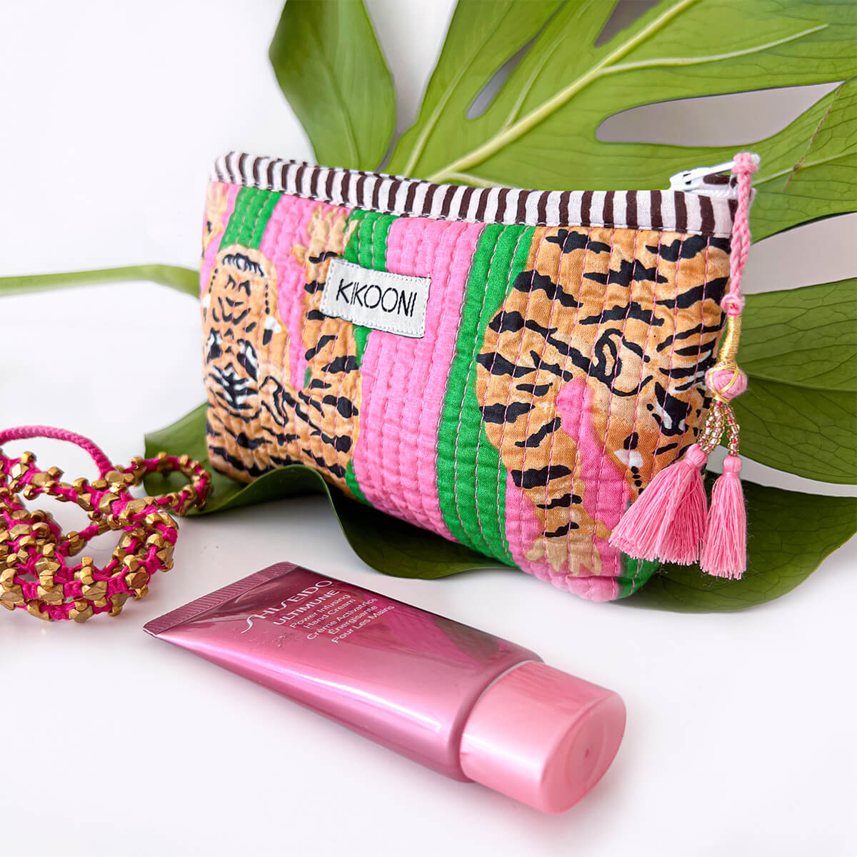 Handmade mini bag "Poppy Tiger Candy"