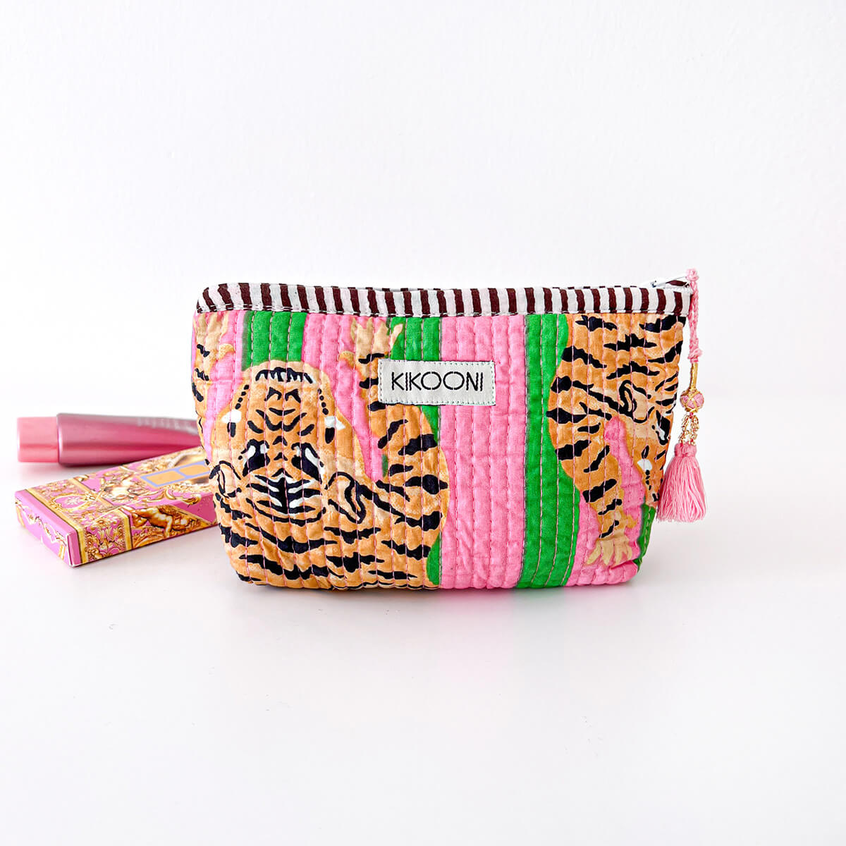 Handmade mini bag "Poppy Tiger Candy"