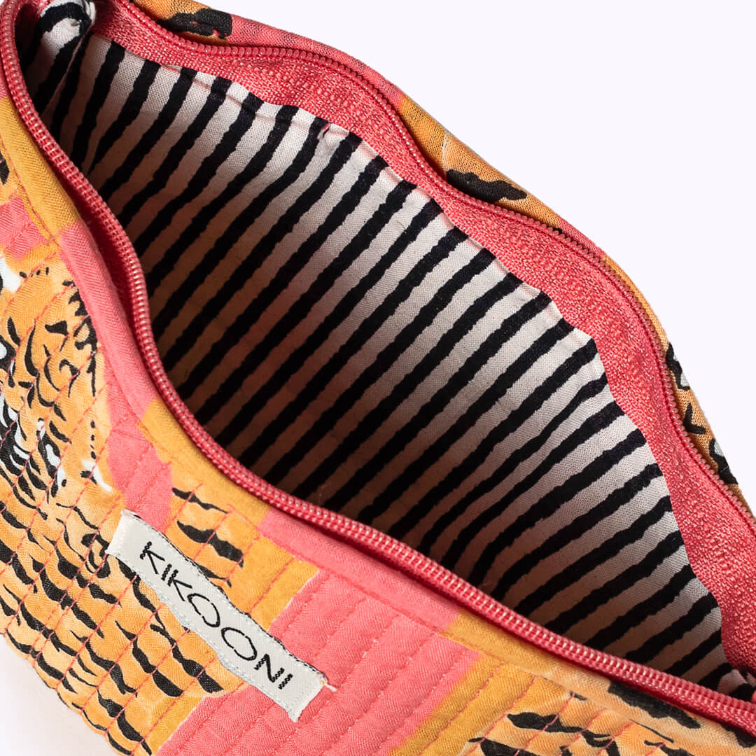 "Poppy Tiger Sunset" mini  bag