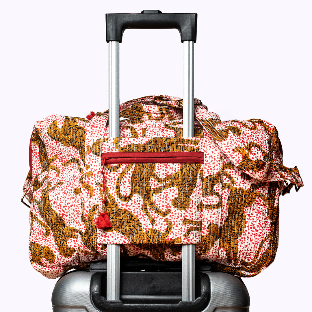 Große Reisetasche "h.leopard"
