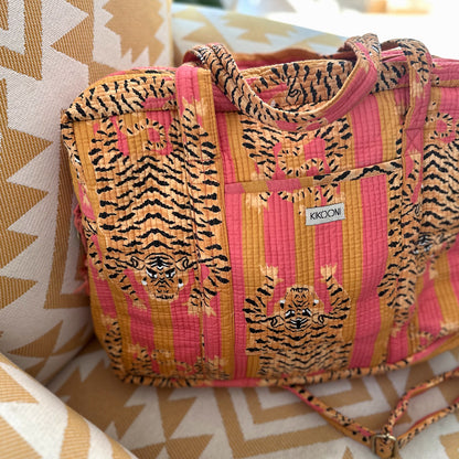 Große Reisetasche "Poppy Tiger Sunset"