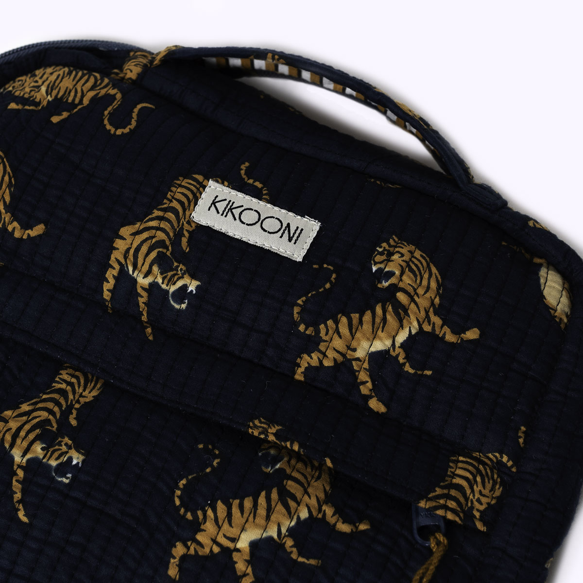 14 " kleine handgemachte Laptoptasche "Midnight Tiger"