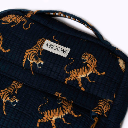 14 " kleine handgemachte Laptoptasche "Midnight Tiger"