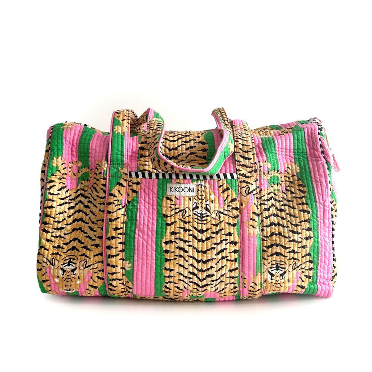 handgemachte Baumwolltasche  "POPPY TIGER Candy"