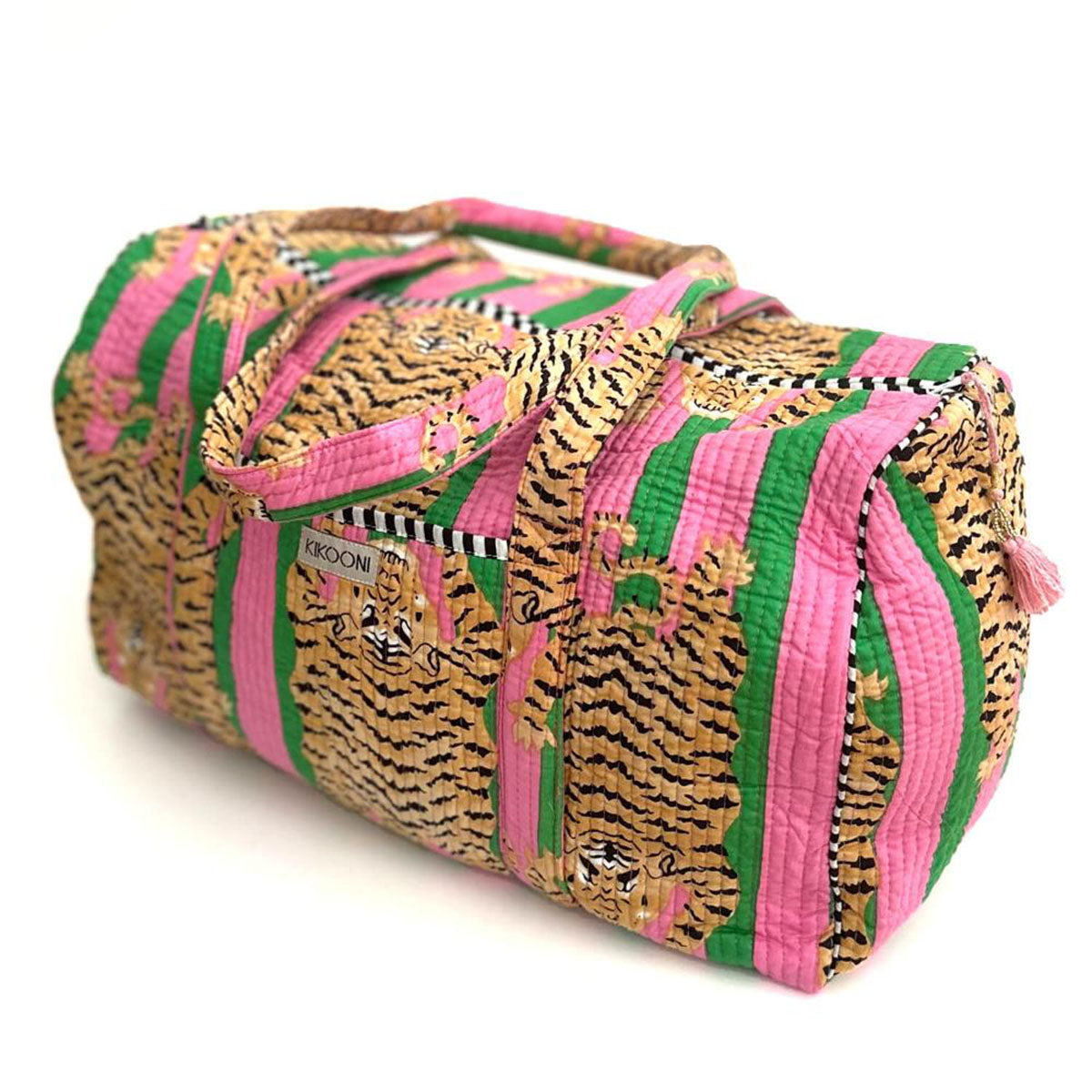 handgemachte Baumwolltasche  "POPPY TIGER Candy"