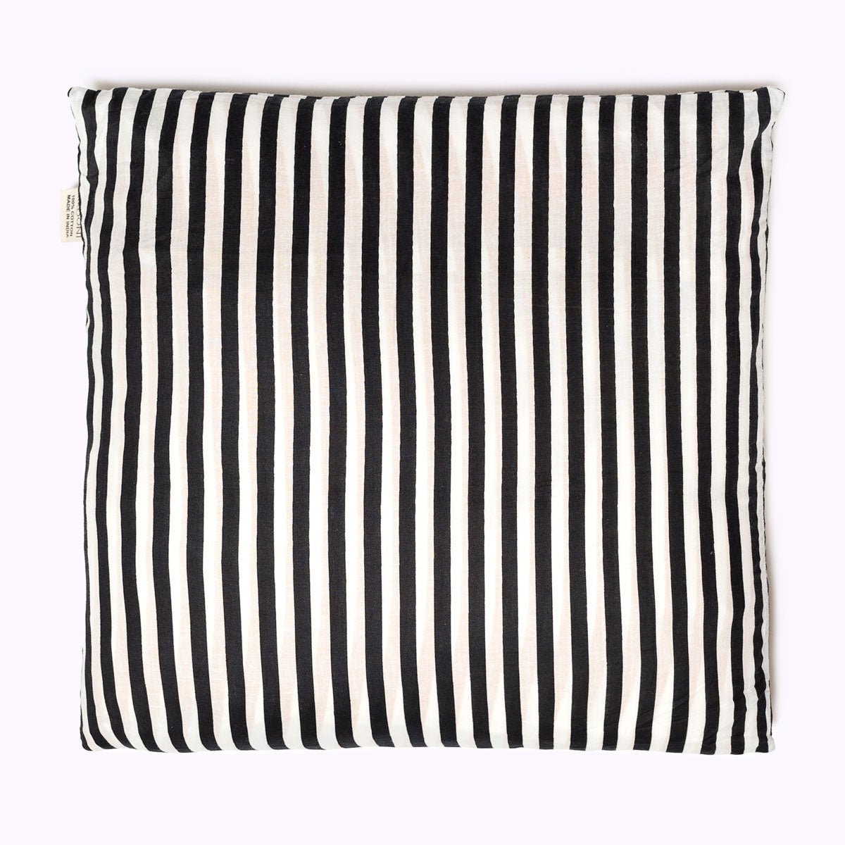 Kissenbezug "Black Magic" Stripes - 100% Baumwolle, handbedruckt