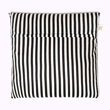 Kissenbezug "Black Magic" Stripes - 100% Baumwolle, handbedruckt