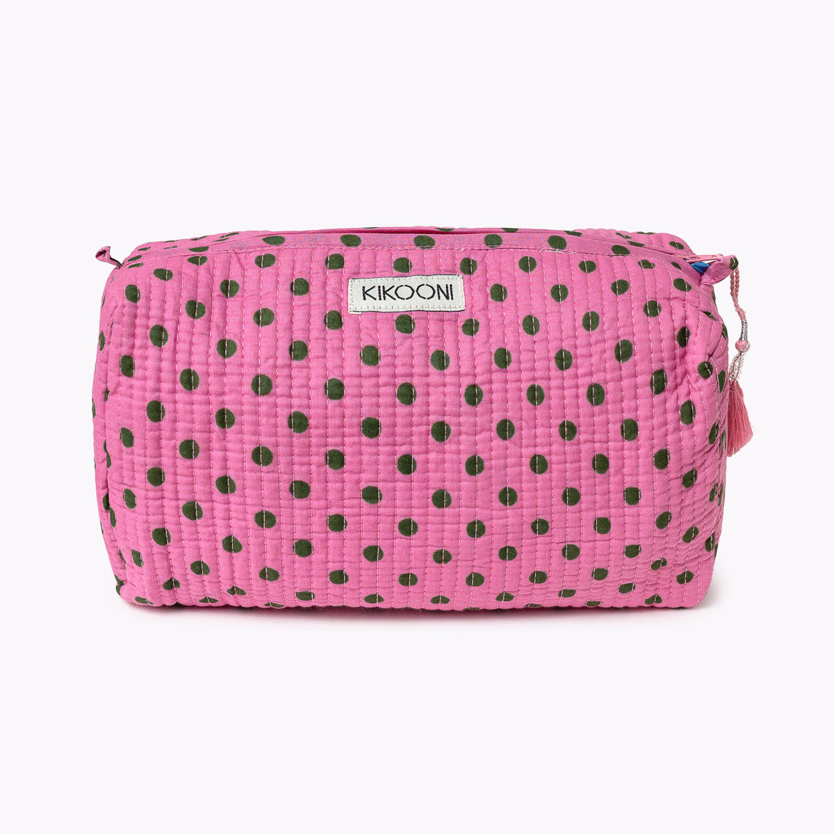Kosmetiktasche "Dizzy Dots Lime"
