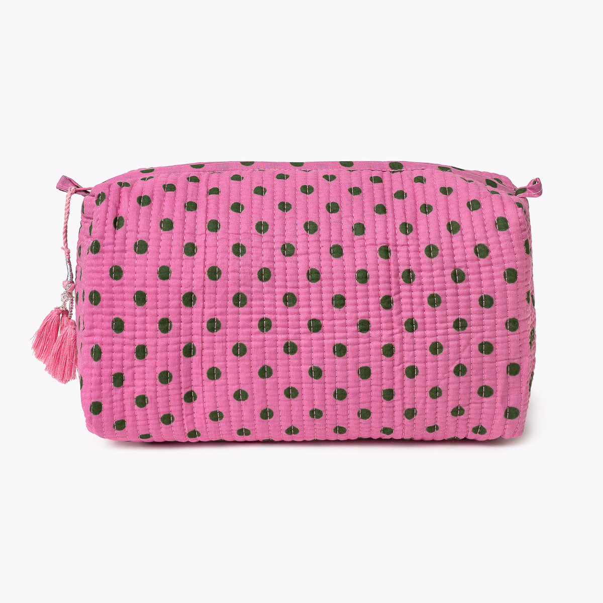 Kosmetiktasche "Dizzy Dots Lime"