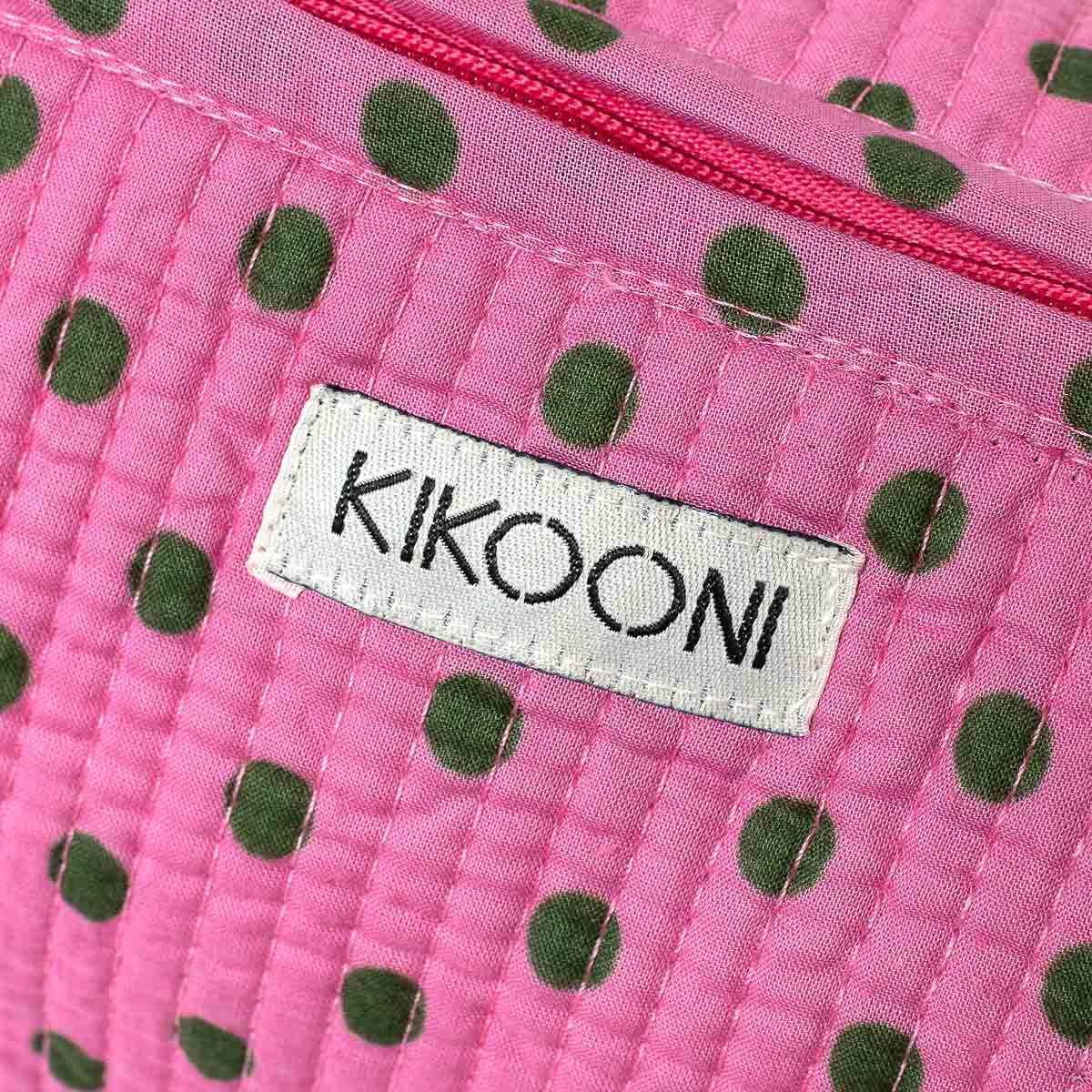 Kosmetiktasche "Dizzy Dots Lime"