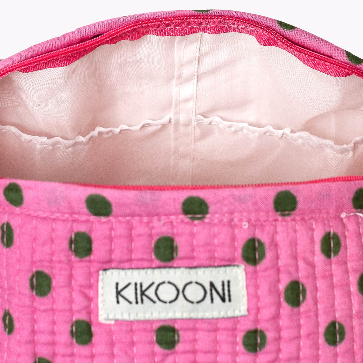 Kosmetiktasche "Dizzy Dots Lime"