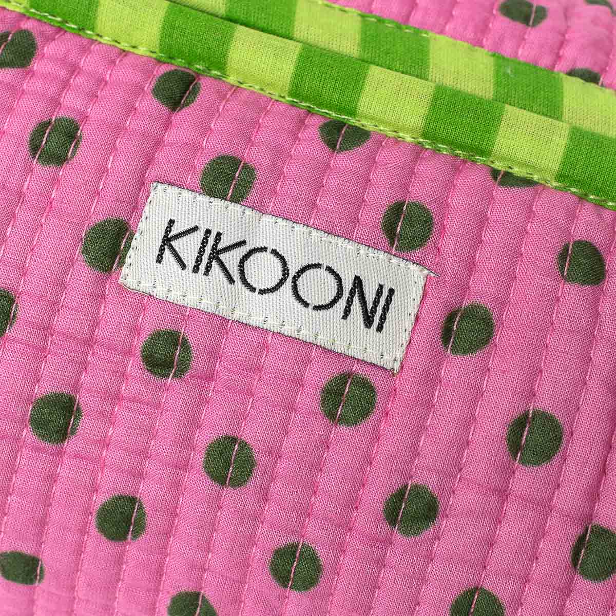 Kosmetiktasche "Dizzy Dots Lime"