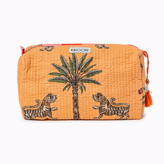 Kosmetiktasche "Savanna Stories Sunset" - authentisches Handwerk