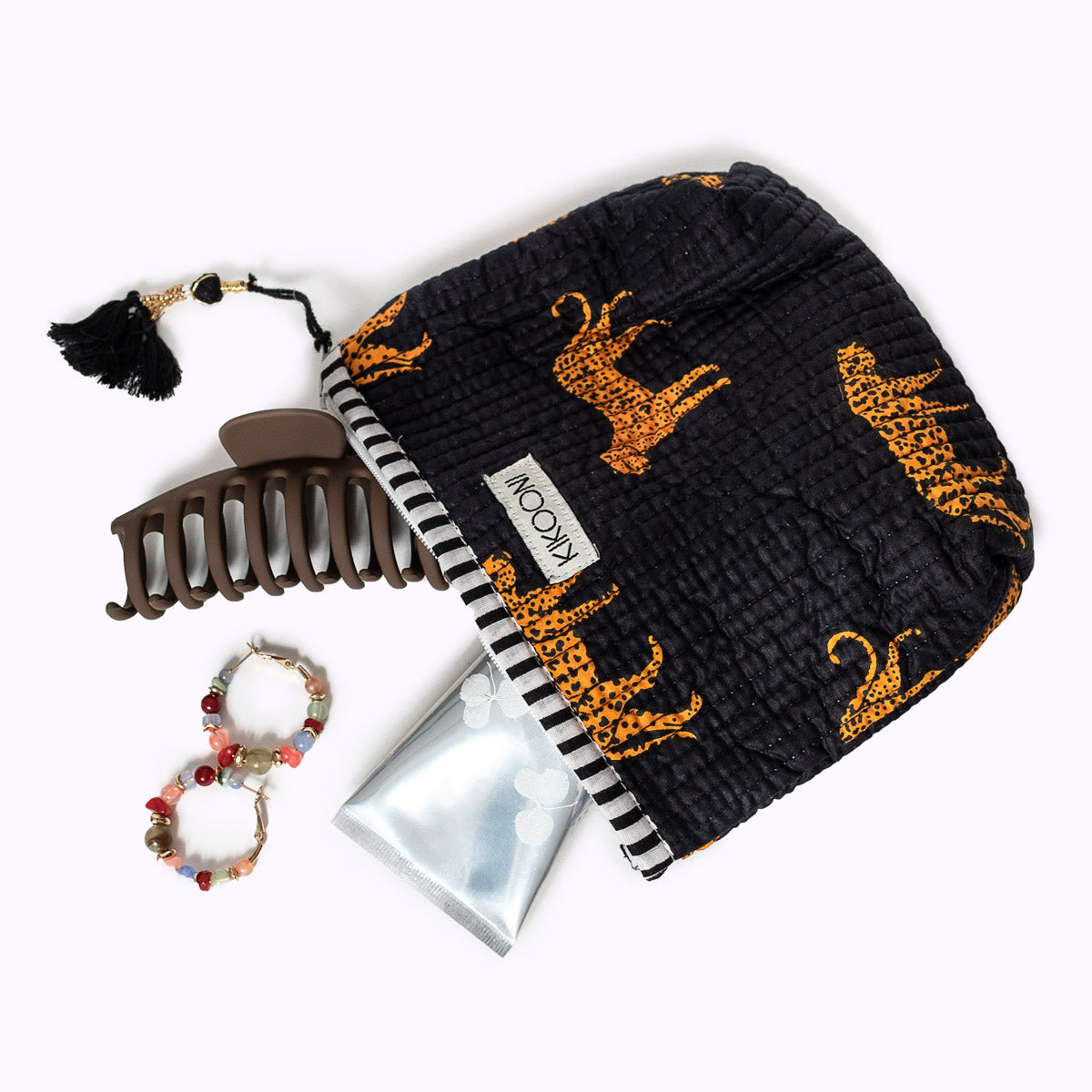"Black leopard" mini bag