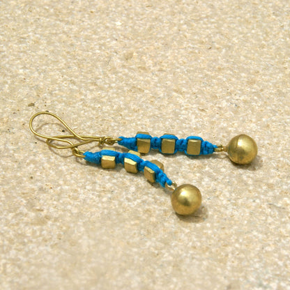 Earrings "blue rocks" 