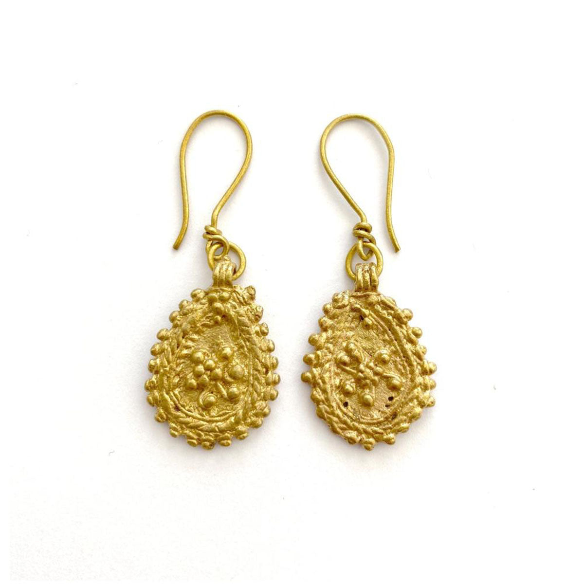 Dokra earrings "Indian drops"