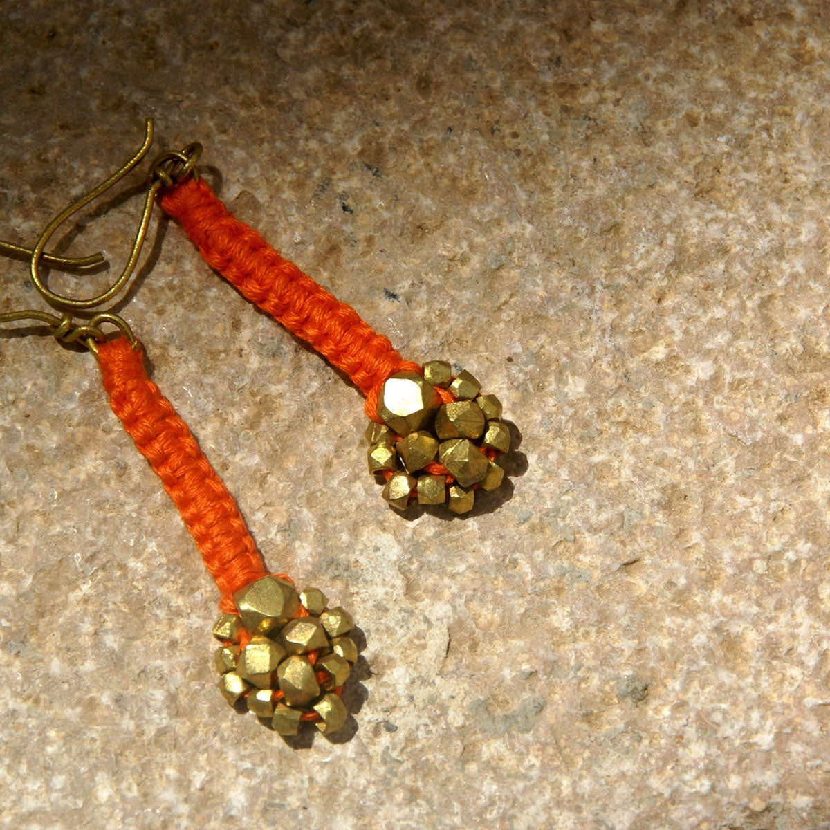 Earrings "Armor" 