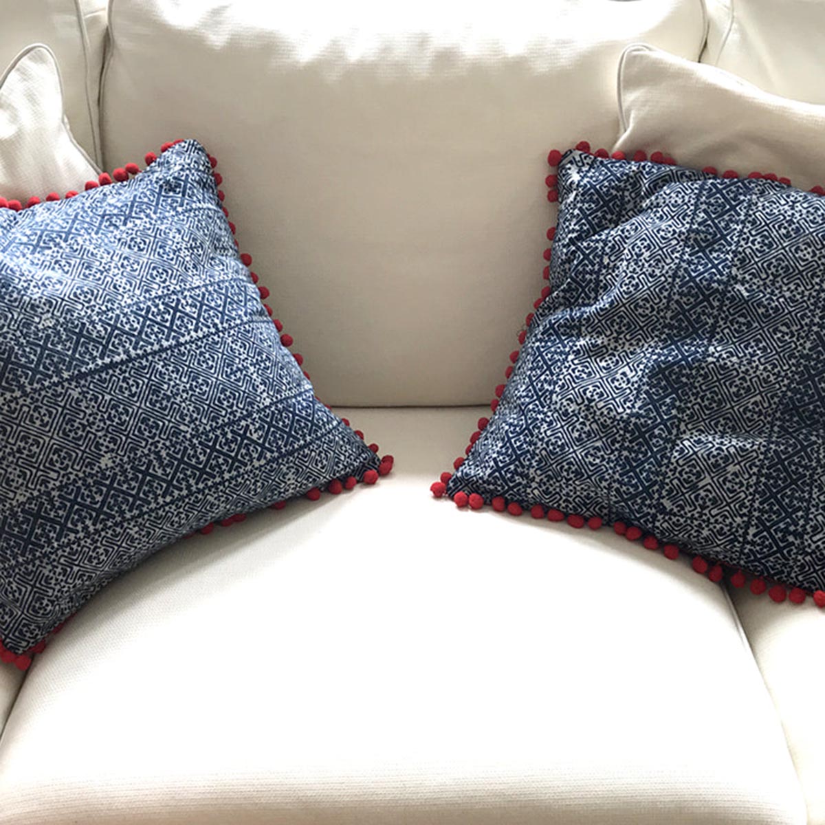 Cushion cover "Indigo" 