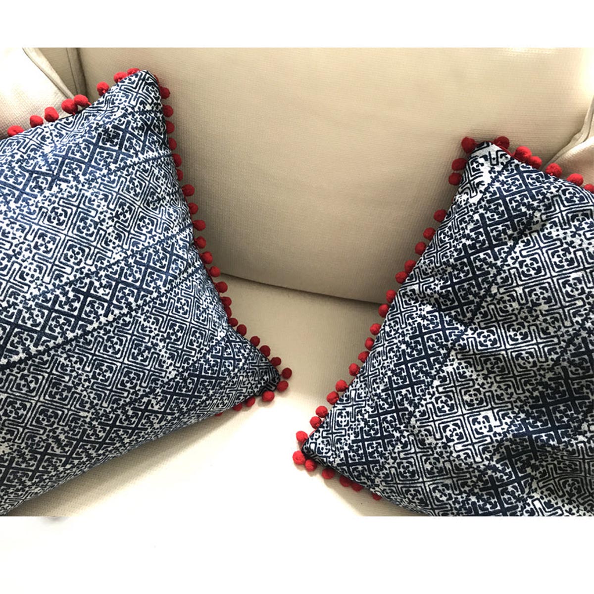 Cushion cover "Indigo" 