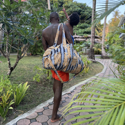 XXL Reisetasche "Poppy Tiger Black"