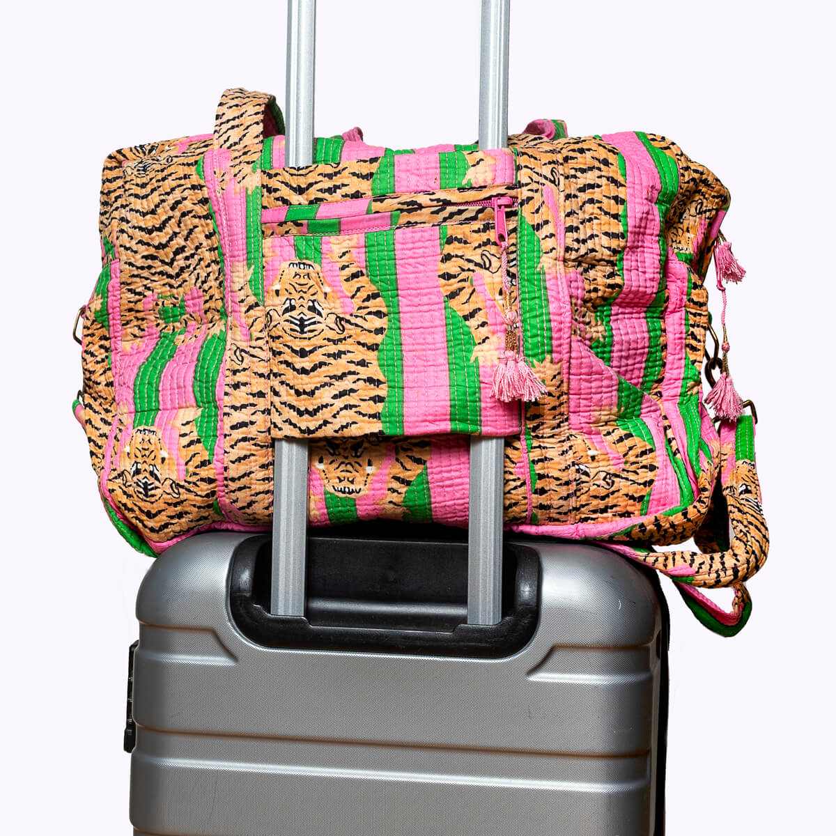 Große Reisetasche "Poppy Tiger Candy"